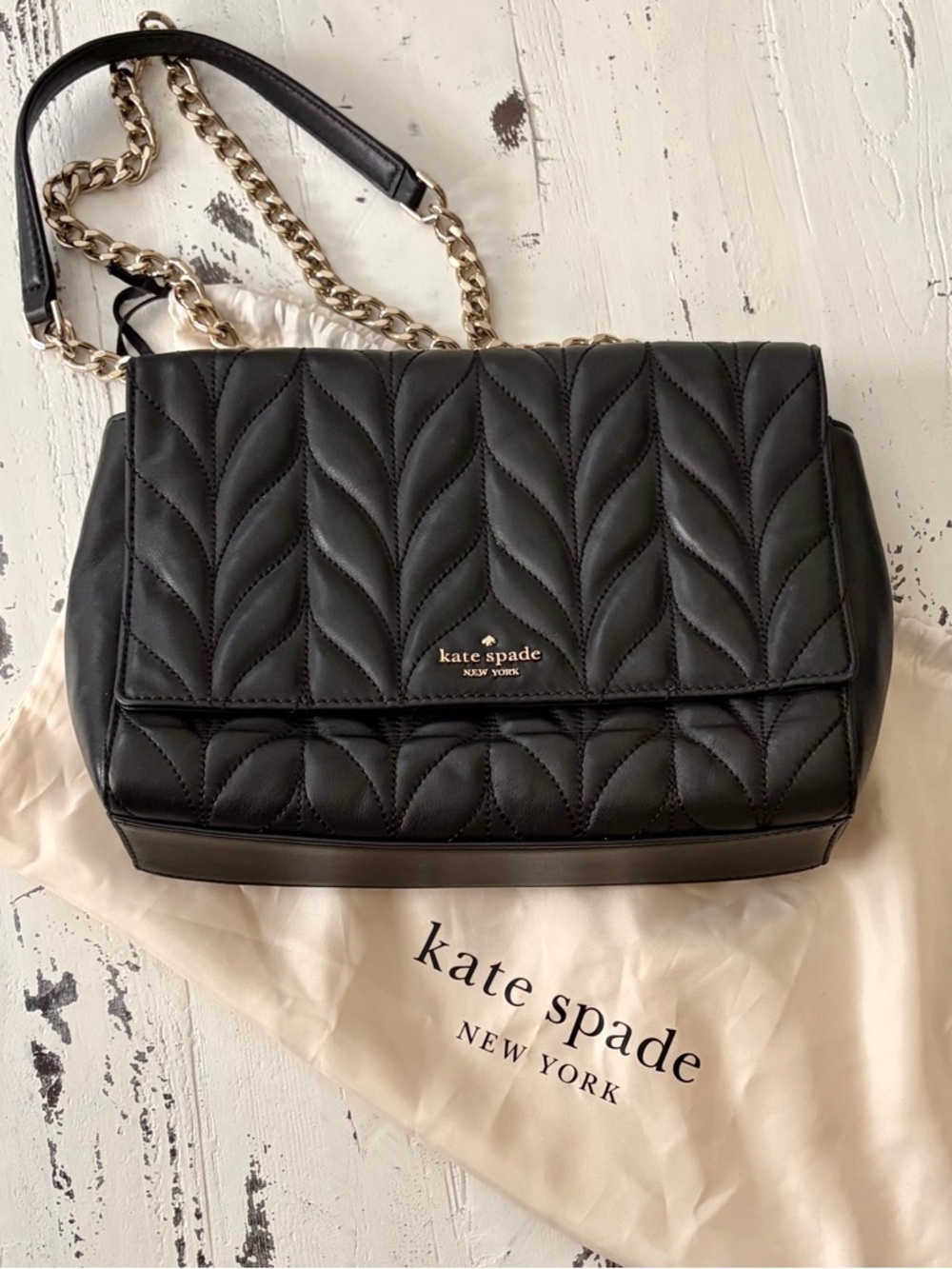 Kate Spade Natalia Quilted Medium Flap Shoulder Bag - Picture 5 of 5